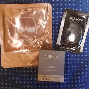 111SKIN SET- Rose Gold Mask, Eye Mask, & Gel w/Bag